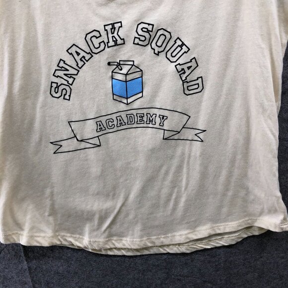 The Little Milk Bar Snack Squad Tank Top Womens S Cream Scoop Neck - Picture 4 of 9